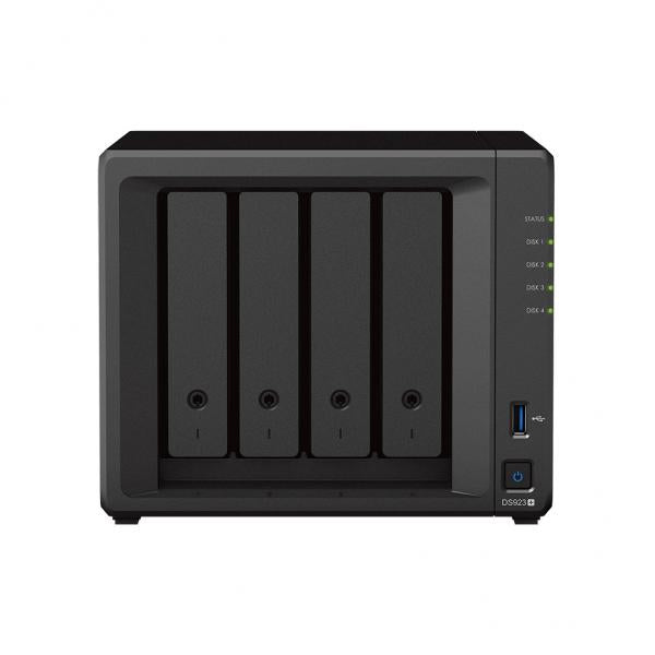 SYNOLOGY NAS TOWER 4BAY 2.5"/3.5" SSD/HDD SATA, 2xSSD NVME M.2 2280, AMD Ryzen R1600 dual-core 3,10 [DS923+]