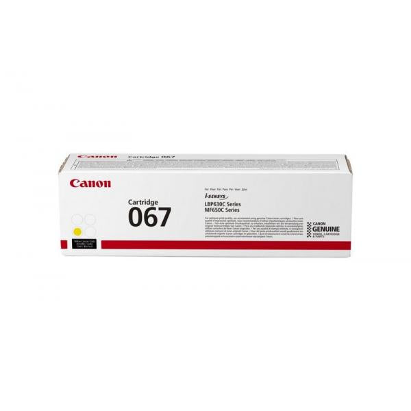 Canon 067 cartucho toner 1ud Original Amarillo [5099C002]