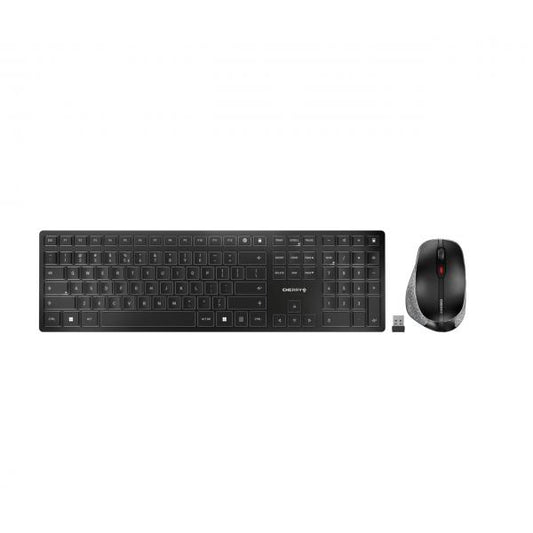 Cherry DW 9500 SLIM - Desktop set - Wireless - AZERTY - Black [JD-9500BE-2]