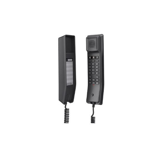 Grandstream GHP611W - IP WiFi Wall Hotel Phone, Black, 2 SIP accounts, remote management via GDMS GHP611W [GHP611W]