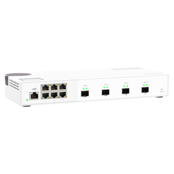 QNAP QSW-M2106-4S network switch Managed L2 2.5G Ethernet (100/1000/2500) White [QSW-M2106-4S]