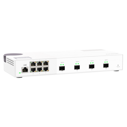 QNAP QSW-M2106-4S network switch Managed L2 2.5G Ethernet (100/1000/2500) White [QSW-M2106-4S]