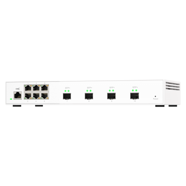 QNAP QSW-M2106-4S network switch Managed L2 2.5G Ethernet (100/1000/2500) White [QSW-M2106-4S]