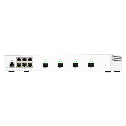 QNAP QSW-M2106-4S network switch Managed L2 2.5G Ethernet (100/1000/2500) White [QSW-M2106-4S]