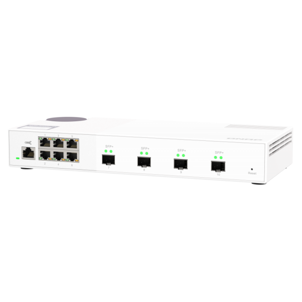 QNAP QSW-M2106-4S network switch Managed L2 2.5G Ethernet (100/1000/2500) White [QSW-M2106-4S]