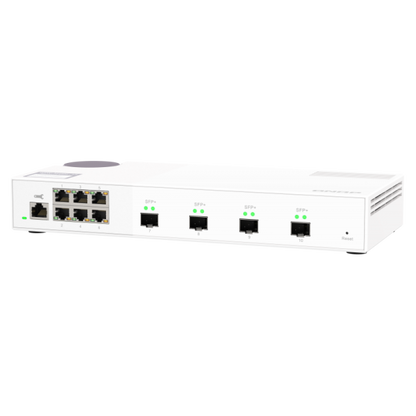 QNAP QSW-M2106-4S network switch Managed L2 2.5G Ethernet (100/1000/2500) White [QSW-M2106-4S]