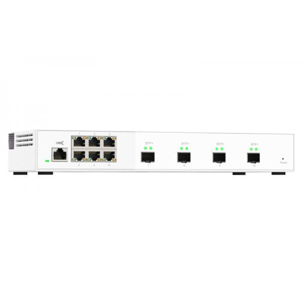 QNAP QSW-M2106-4S network switch Managed L2 2.5G Ethernet (100/1000/2500) White [QSW-M2106-4S]