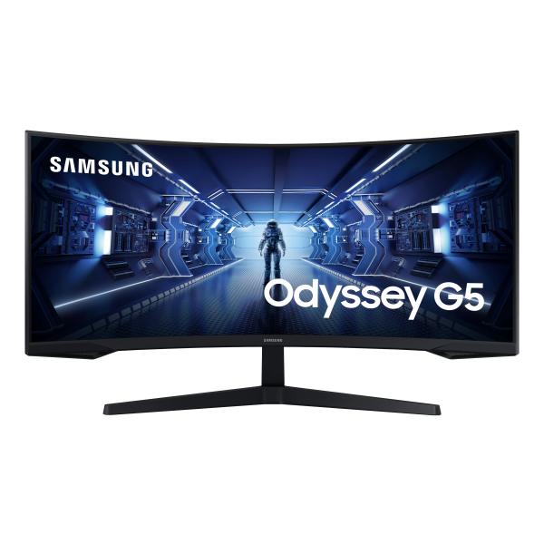 Monitor curvo para juegos Samsung Odyssey G5 de 34'' Ultra WQHD [LC34G55TWWPXEN]