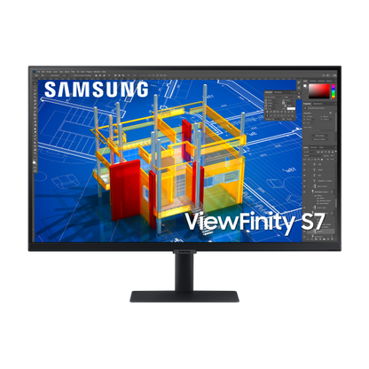 Samsung Monitor HRM ViewFinity S7 - S70A da 27" UHD Flat [LS27A700NWPXEN]