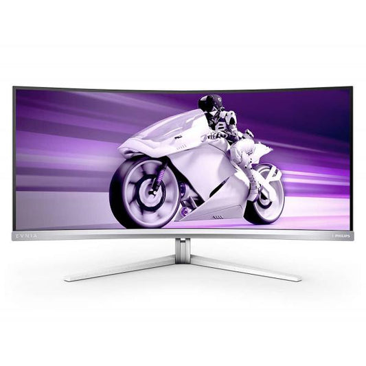 PHILIPS MONITOR CURVO 34 ENVIA, QD-OLED 21:9 UWQHD 0,1MS, DP/HDMI, USB-C DOCKING, REG ALTEZZA [34M2C8600]