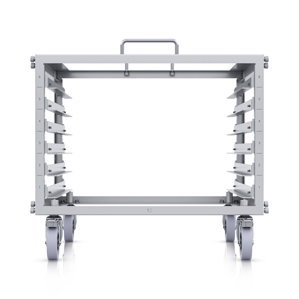 Ubiquiti - U-Rack-6U-TL - 6U-sized device rack with a 24-port blank patch panel, Lockable casters U-Rack-6U-TL [U-Rack-6U-TL]