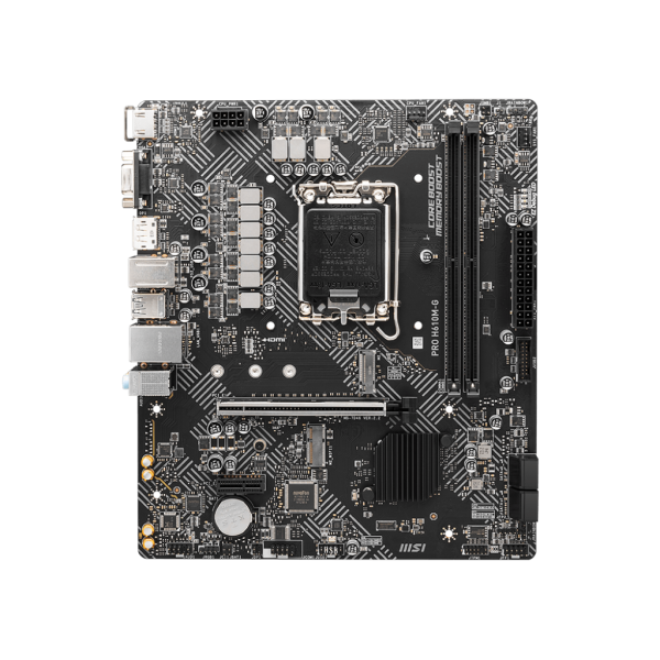 MSI MB H610, PRO H610M-G DDR5, LGA 1700, 2DDR5,1PCI-Ex16,1PCI-Ex1,2M.2, 4SATA3 [PRO H610M-G] 