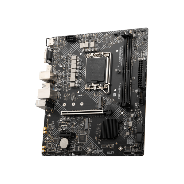 MSI MB H610, PRO H610M-G DDR5, LGA 1700, 2DDR5,1PCI-Ex16,1PCI-Ex1,2M.2, 4SATA3 [PRO H610M-G] 