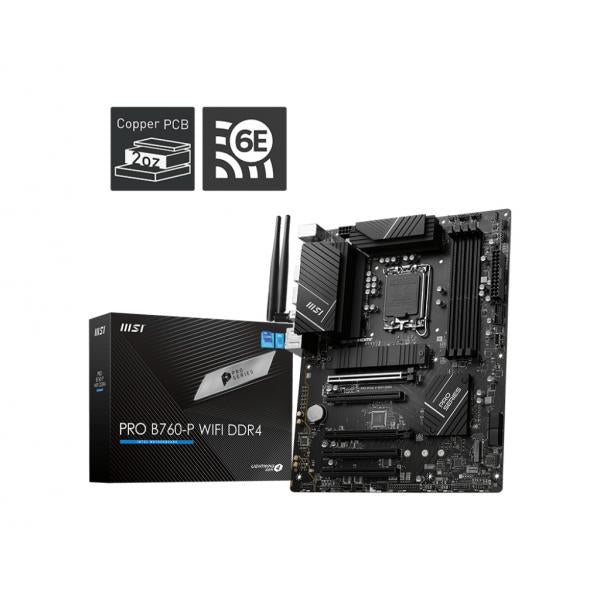 Placa base MSI PRO B760-P WIFI DDR4 LGA 1700 ATX [PROB760-PWIFIDDR4] 