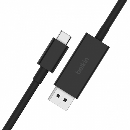 CABLE USB-C A DISPLAYPORT 1.4 Belkin 2M [AVC014BT2MBK] 