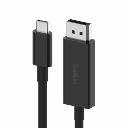 CABLE USB-C A DISPLAYPORT 1.4 Belkin 2M [AVC014BT2MBK] 