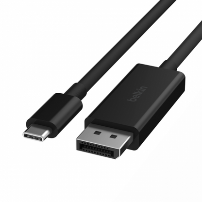 CABLE USB-C A DISPLAYPORT 1.4 Belkin 2M [AVC014BT2MBK] 