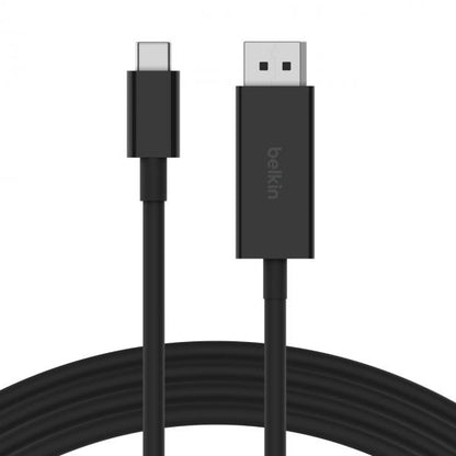 CABLE USB-C A DISPLAYPORT 1.4 Belkin 2M [AVC014BT2MBK] 