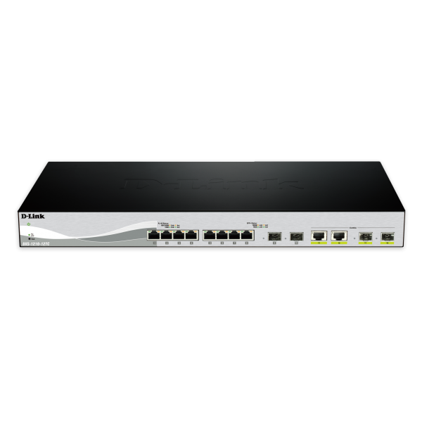 D-LINK SWITCH 12 PORTE MANAGED L2 1U NERO [DXS-1210-12SC]