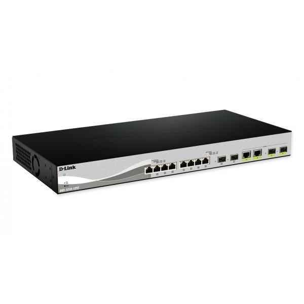 D-LINK SWITCH 12 PORTE MANAGED L2 1U NERO [DXS-1210-12SC]