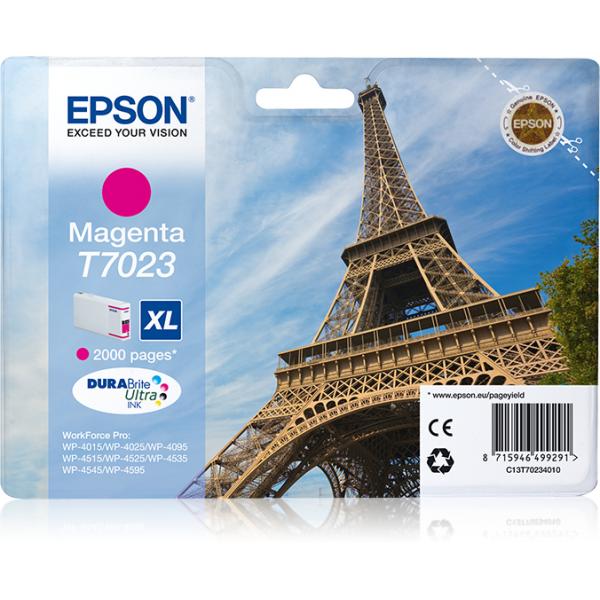 Bote Epson Torre Eiffel Magenta [C13T70234010]