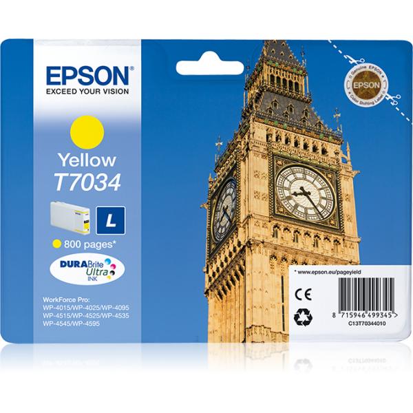 Bote Epson Big Ben Amarillo [C13T70344010]