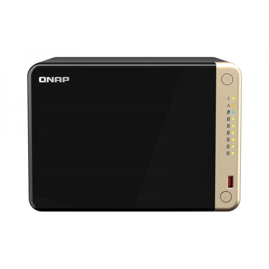 QNAP TS-664 NAS Tower Ethernet LAN Connection Black N5095 [TS-664-8G]