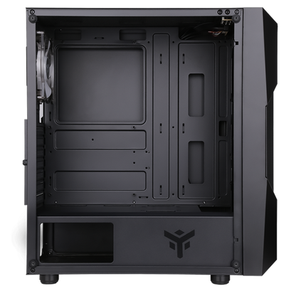 ITEK CASE OXYGEN - GAMING MIDDLE TOWER, 20CM 12CM ARGB FAN, USB3, SIDE PANEL TEMP GLASS [ITGCAOXYGB]