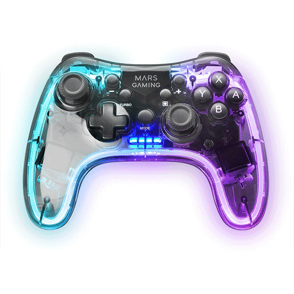 MARSGAMING GAME PAD MGP-BT WIR. BLUETOOTH+EDR, NEON RGB IOS/ANDROID/PC/MAC/ [MGP-BT]