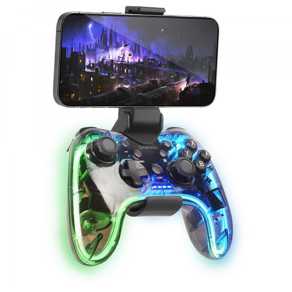 MARSGAMING GAME PAD MGP-BT WIR. BLUETOOTH+EDR, NEON RGB IOS/ANDROID/PC/MAC/ [MGP-BT]