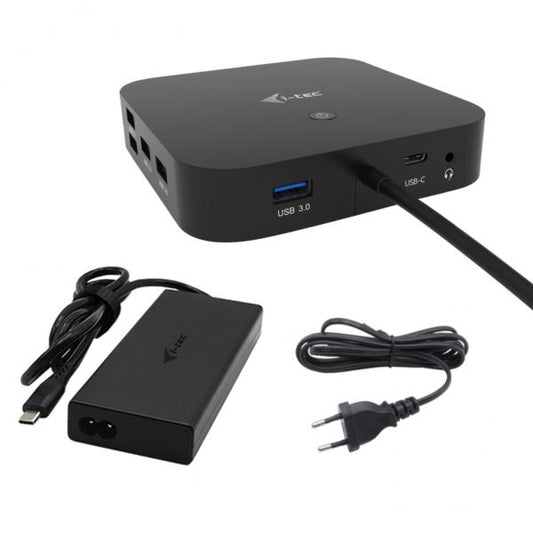 I-TEC DOCKING STATION USB-C HDMI DUAL DP WITH POWER DELIVERY 100W + UNIVERSAL CHARGER 112W [C31TRI4KDPDPRO100]