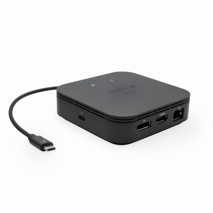 i-tec Thunderbolt 3 Travel Dock Dual 4K Display with Power Delivery 60W + Universal Charger 77 W [TB3TRAVELDOCKPD60W]