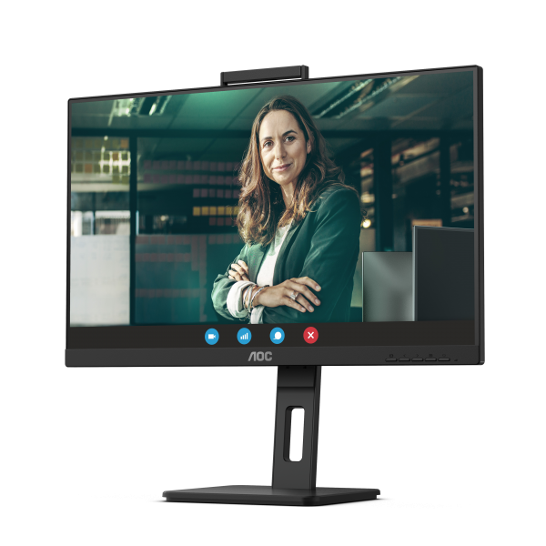 AOC MONITOR 27 LED IPS QHD 16:9 4MS 350 CDM, WEBCAM, PIVOT, DP/2HDMI, MULTIMEDIALE [Q27P3QW]