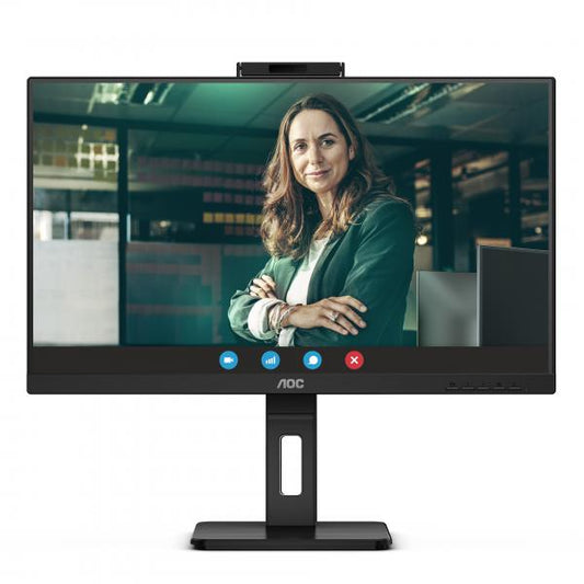 AOC MONITOR 27 LED IPS QHD 16:9 4MS 350 CDM, WEBCAM, PIVOT, DP/2HDMI, MULTIMEDIALE [Q27P3QW]