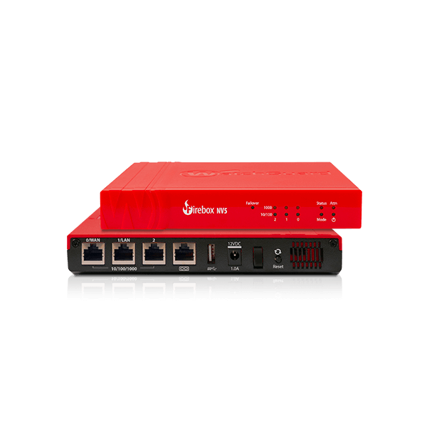 Cortafuegos WatchGuard Firebox NV5 (hardware) 1,5 Gbit/s [WGNV5005] 