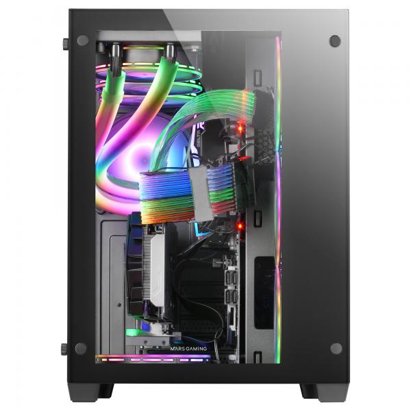 MARSGAMING CASE XXL E-ATX MCV3 PREMIUM CUSTOM 2*TG BLACK [MCV3]