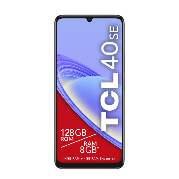 TCL SMARTPHONE 40SE 4GB 128GB GREY DUAL SIM [610K-2ALCA112-128]