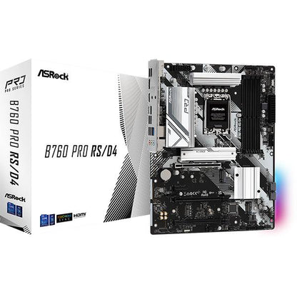 ASROCK MB B760, B760 PRO RS/D4, LGA1700, 4 DDR4 , ATX [B760 PRO RS/D4]