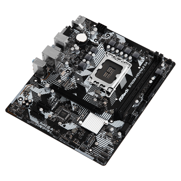 ASROCK MB B760, B760M-HDV/M.2 D4, LGA1700, 2 DDR4 , mATX [B760M-HDV/M.2 D4]