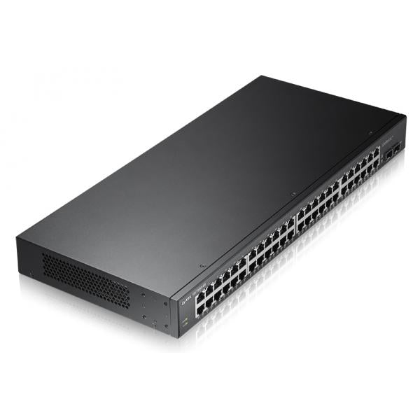 Zyxel GS1900-48-EU0102F switch di rete L2 Gigabit Ethernet (10/100/1000) Nero [GS1900-48-EU0102F]