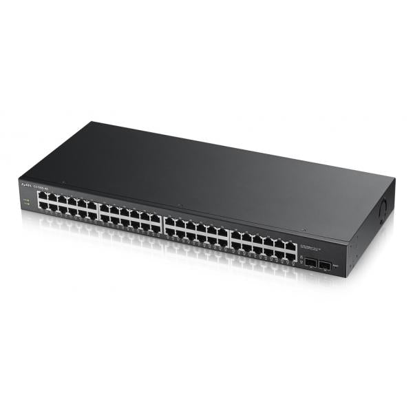 Zyxel GS1900-48-EU0102F switch di rete L2 Gigabit Ethernet (10/100/1000) Nero [GS1900-48-EU0102F]