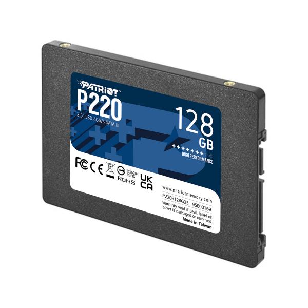 PATRIOT SSD INTERNO P220 128GB 2,5" SATA 6GB/S R/W 500/480 [P220S128G25]