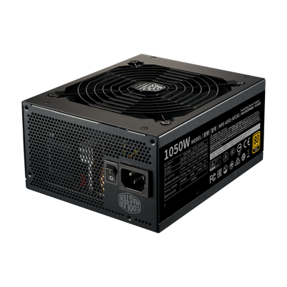 COOLER MASTER ALIMENTATORE MWE GOLD 1050 - V2 80PLUS-GOLD 1050W 140MM-FAN ACTIVE-PFC PSU - FULL MODU [MPE-A501-AFCAG-3EU]