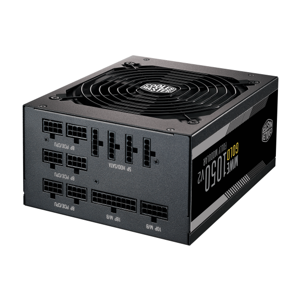 COOLER MASTER ALIMENTATORE MWE GOLD 1050 - V2 80PLUS-GOLD 1050W 140MM-FAN ACTIVE-PFC PSU - FULL MODU [MPE-A501-AFCAG-3EU]