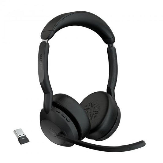 Jabra Evolve2 55 Link380a MS Estéreo - Auriculares Bluetooth 25599-999-999 [25599-999-999]