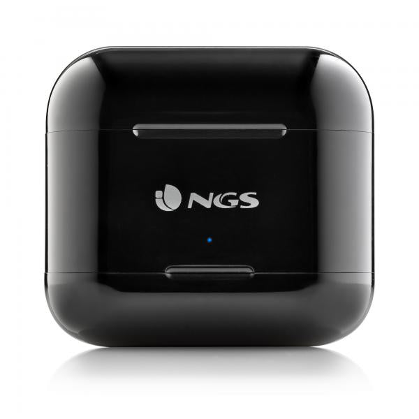 NGS SET DA 4 AURICOLARI, DUE PAIA BLUETOOTH CON CONNESSIONE AUTOMATICA, 30 ORE, SENSORE TOUCH, GOMMI [ARTICADUOBLACK]