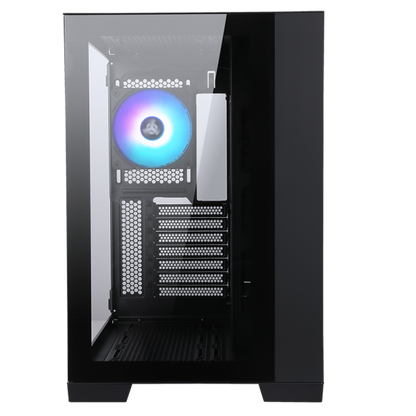 ITEK CASE DARK CAVE - GAMING TOWER, ATX, 4X12CM ARGB FAN, 2XUSB3, TYPE-C, SIDE FRONT PANEL TEMP GL [ITGCADCAGB]