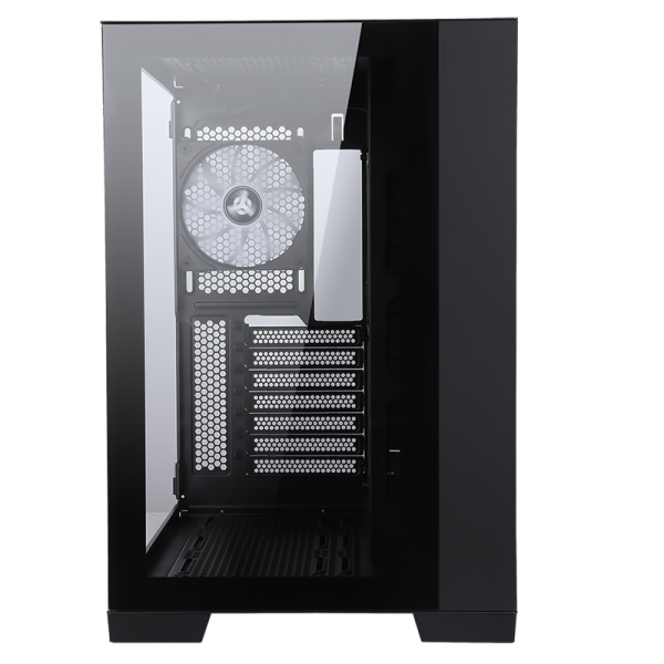 ITEK CASE DARK CAVE - GAMING TOWER, ATX, 4X12CM ARGB FAN, 2XUSB3, TYPE-C, SIDE FRONT PANEL TEMP GL [ITGCADCAGB]