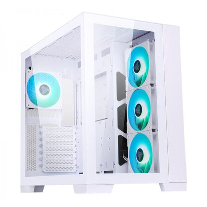 ITEK CASE DARK CAVE - GAMING TOWER, ATX, 4X12CM ARGB FAN, 2XUSB3, TYPE-C, SIDE FRONT PANEL TEMP GL [ITGCADCAGW]