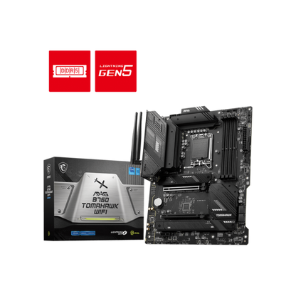 MSI MB B760 GAMING, MAG B760 TOMAHAWK WIFI, LGA 1700, 4DDR5, 2PCI-Ex16, 1PCI-Ex1, 3M.2, 4SATA3 [MAG B760 TOMAHAWK WI]